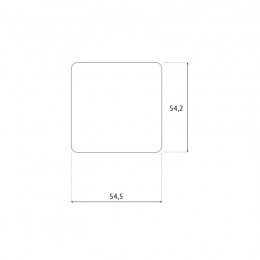 Перекрестный переключатель Vilma SL250, 1-клавишный, без рамки, белый