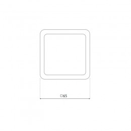 Кнопка для звонка Vilma SL+250, 1-клавишная