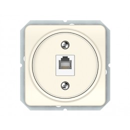 Телефонная розетка Vilma LX200, одноместная (1ХRJ11), без рамки
