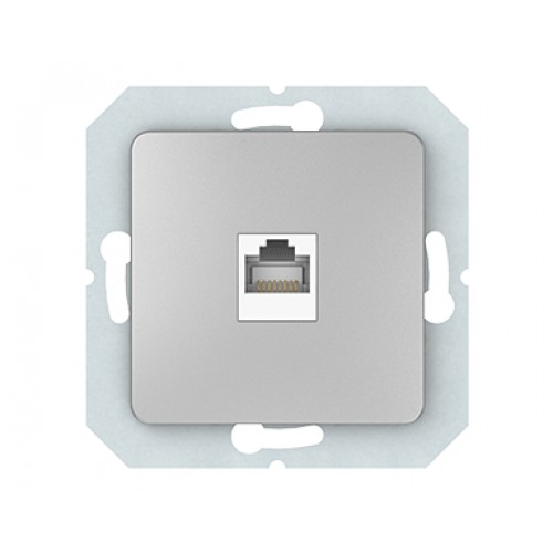 Компьютерная розетка Vilma SL2500, одноместная (1ХRJ45 CAT5E UTP), без рамки Vilma