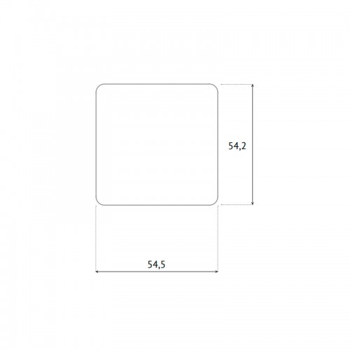 Компьютерная розетка Vilma SL2500, одноместная (1ХRJ45 CAT5E UTP), без рамки Vilma