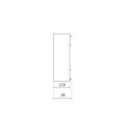 Коробка поверхностного монтажа Vilma ST150, белая