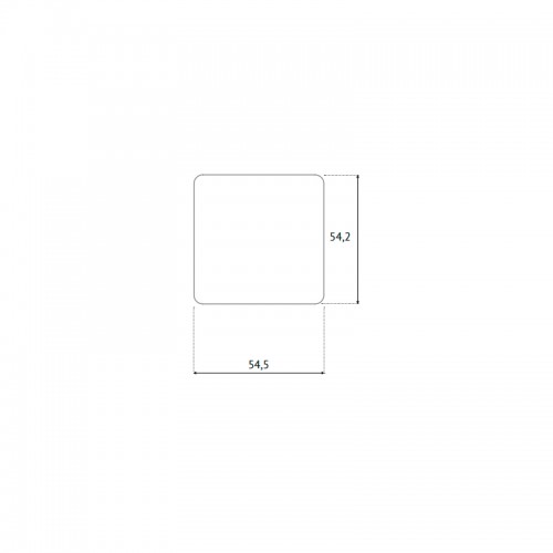 Кнопка для звонка Vilma SP300, 1-клавишная, с рамкой Vilma