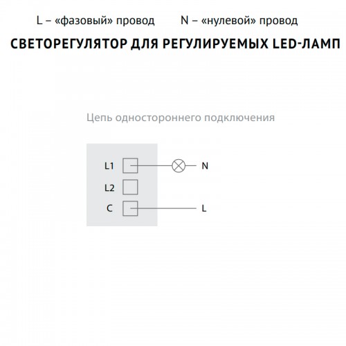 Светорегулятор для регулируемых LED-ламп(1-100ВТ) Vilma QR1000, с рамкой, слоновая кость Vilma