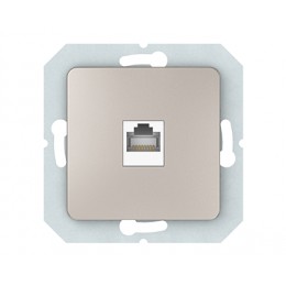 Компьютерная розетка Vilma SL2500, одноместная (1ХRJ45 CAT5E UTP), без рамки