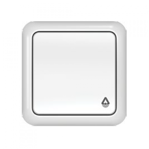 Кнопка для звонка Vilma LX200, 1-клавишная, белая Vilma