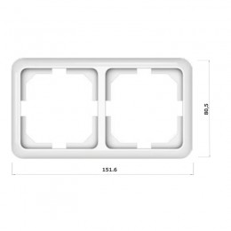 Рамка Vilma LX200, 2-местная