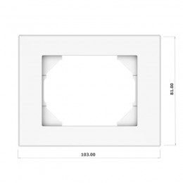 Рамка Vilma XP500, 1-местная, Красное дерево