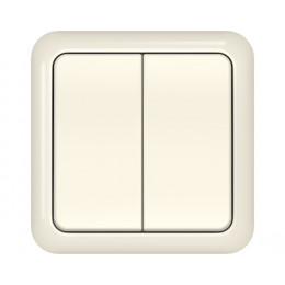 Выключатель Vilma LX200, 2-клавишный