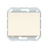 Перекрестный переключатель Vilma XP500, 1-клавишный, с подсветкой, без рамки, слоновая кость Vilma