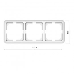 Рамка Vilma LX200, 3-местная