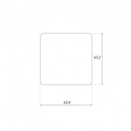 Компьютерная розетка Vilma LX200, двухместная (2ХRJ45 CAT5E UTP), без рамки