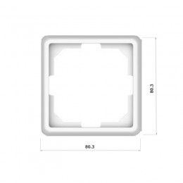 Рамка Vilma ST150, 1-местная, коричневая