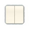 Переключатель Vilma LX200, 2-клавишный, без рамки Vilma