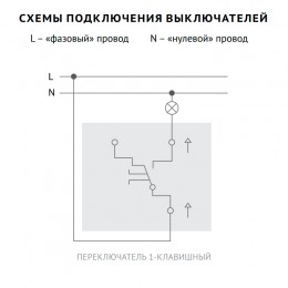 Переключатель Vilma LX200, 2-клавишный, без рамки