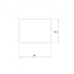 Компьютерная розетка Vilma XP500, двухместная (2ХRJ45 CAT5E UTP), без рамки