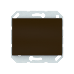 Выключатель Vilma XP500, 1-клавишный, 2-полюсный (IP44), без рамки, коричневый