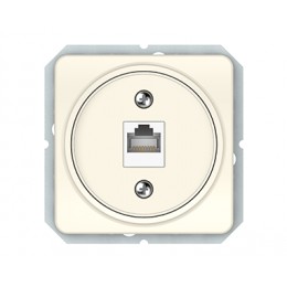 Компьютерная розетка Vilma LX200, одноместная (1ХRJ45 CAT5E UTP), без рамки