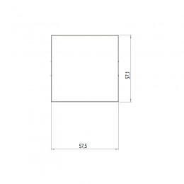 Компьютерная розетка(RJ45) Vilma QR1000, 2-местная, без рамки, белый