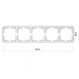 Рамка Vilma LX200, 5-местная