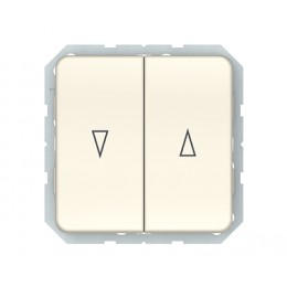 Кнопочный выключатель для жалюзи Vilma LX200, 2-клавишный, без рамки