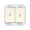 Кнопки управления жалюзи Vilma XP500, 2-клавишный, без рамки, слоновая кость Vilma
